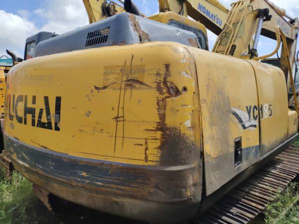 玉柴YC135-8履帶式挖掘機