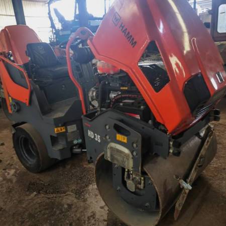 悍马HD35VT双钢轮压路机