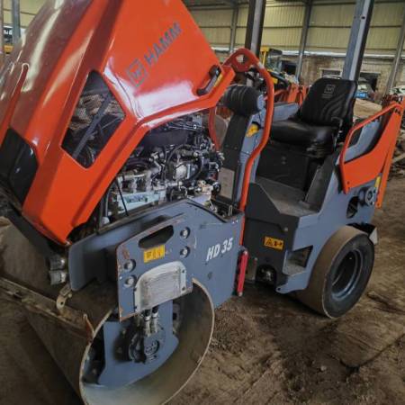 悍马HD35VT双钢轮压路机