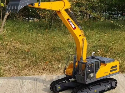 徐工XE380GK黄色新款设备模型